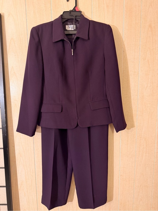 Style & Co. Jackets & Blazers - Style & Co. Women's Purple Blazer and Pants Suit Jacket Set